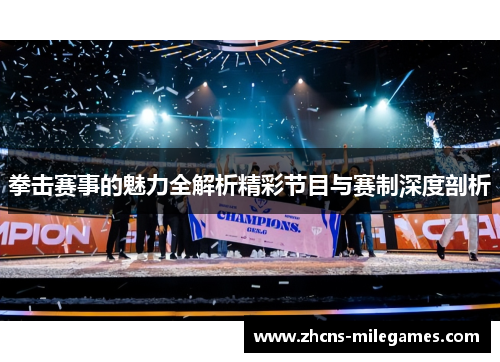拳击赛事的魅力全解析精彩节目与赛制深度剖析