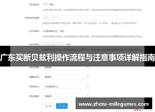 广东买断贝兹利操作流程与注意事项详解指南